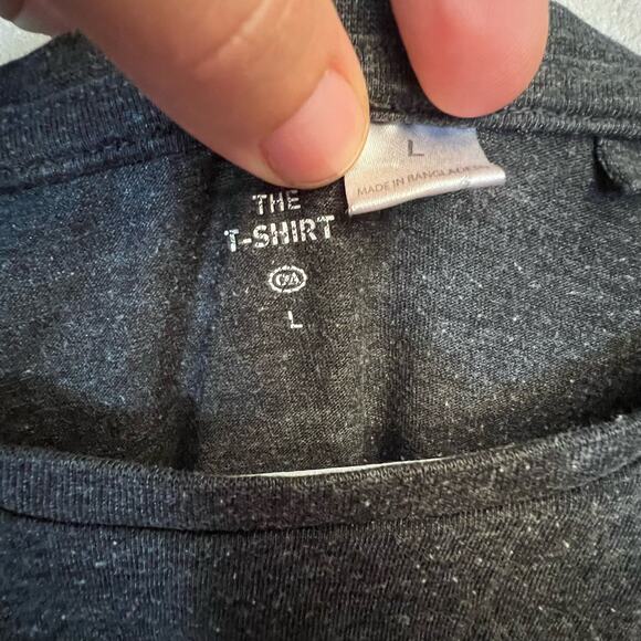 The T-Shirt Baseball Gray Strike Zone Score and Run Short Sleeve T-Shirt Large - Picture 3 of 6